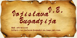 Vojislava Bugadžija vizit kartica